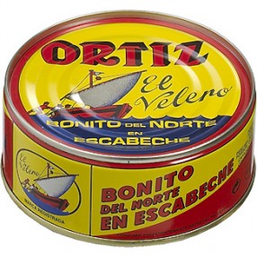 ORTIZ EL VELERO Bonito del norte en escabeche lata 260 grs